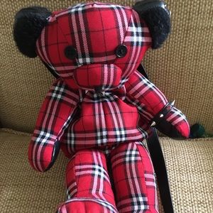 plaid bear back